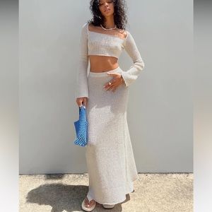 Knit cream set from Princess Polly *New With Tags*